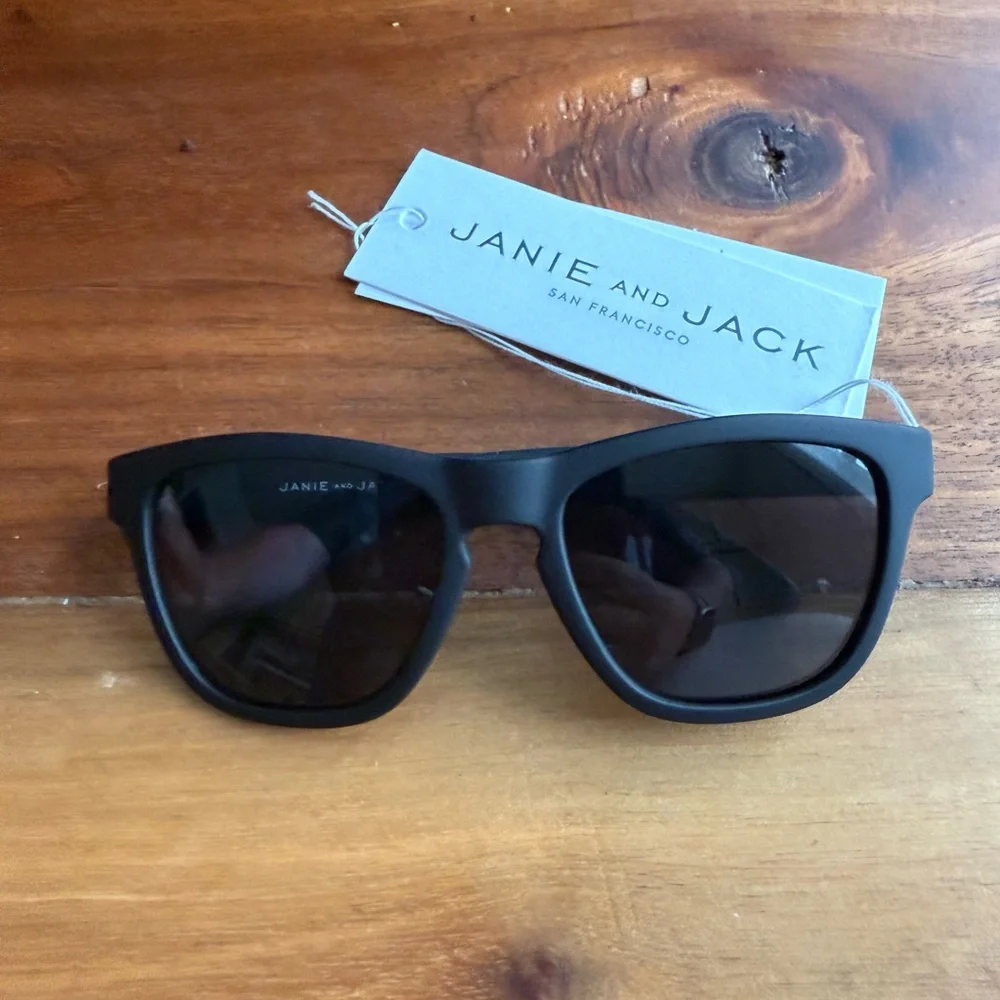 Janie and Jack Classic Black Sunglasses